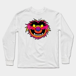 Muppet Face Animal Long Sleeve T-Shirt